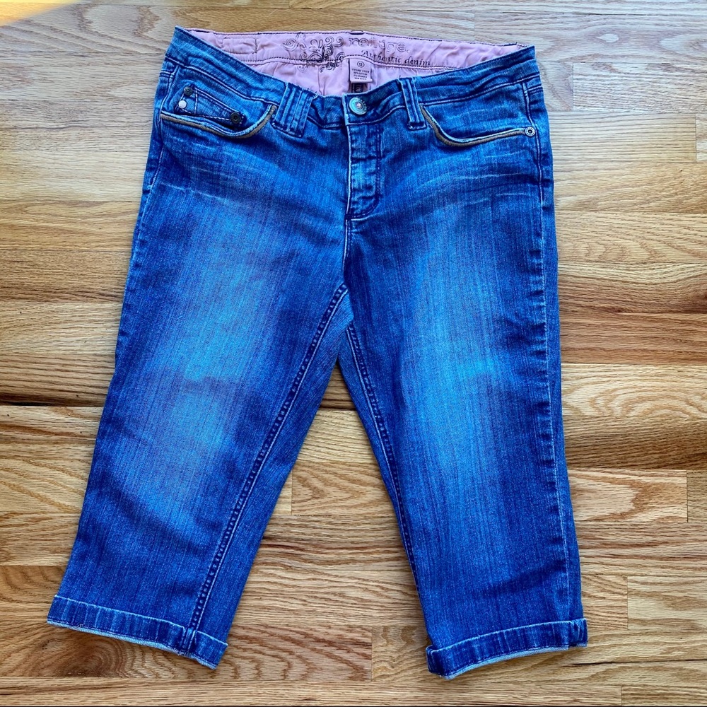 Denim Crop Pants